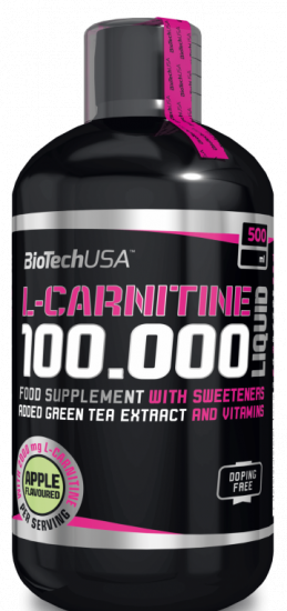 L-Carnitine liquid 100 000 - 500ml. - Kliknutím na obrázok zatvorte -