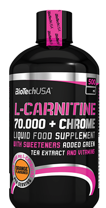 L-Carnitine 70.000 mg + Chrome - 500 ml - Kliknutím na obrázok zatvorte -